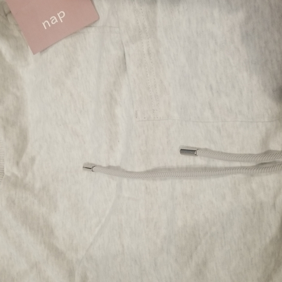 *Drawstring Hem Sweatshirt & Balloon Sweatpant Set (Cloud Grey) - NAP Loungwear - Picture 9 of 10